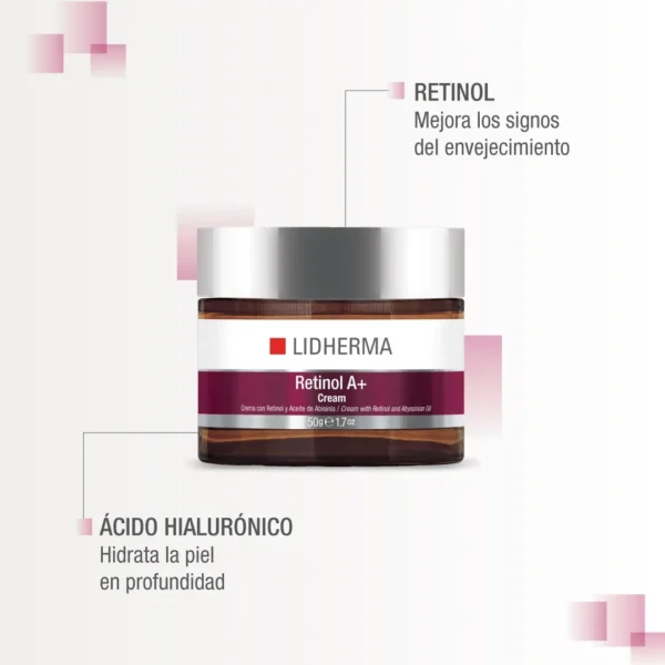 Crema Facial Retinol A+ Daily Cream de Lidherma 50gr - Image 5