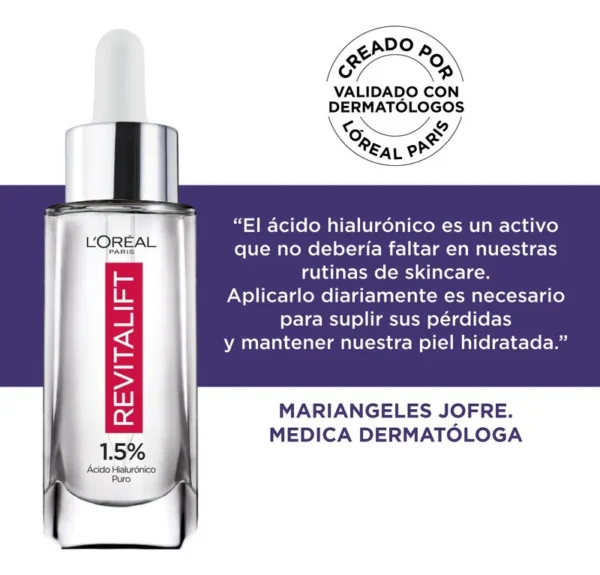 Sérum Revitalift Ácido Hialurónico de L’Oréal Paris 30 ml - Image 4