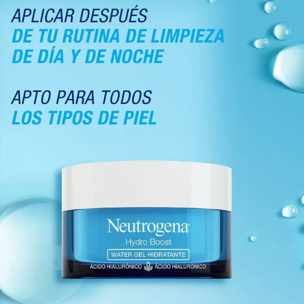 Neutrogena Hydro Boost Water Gel Hidratante Facial con Ácido Hialurónico 50g - Image 3